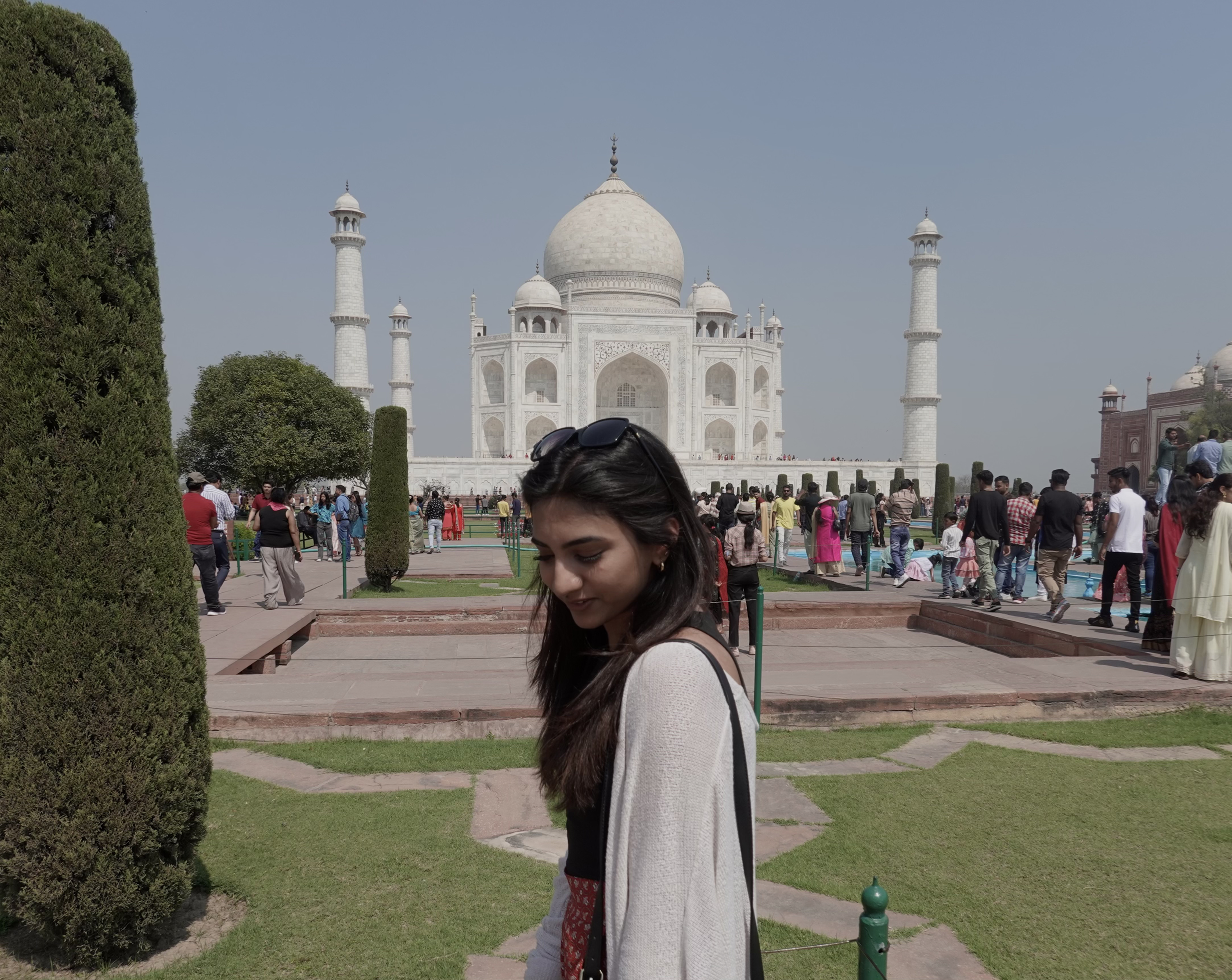 Me by the Taj Mahal